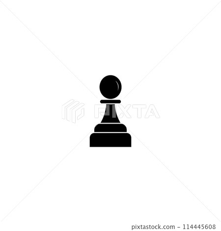pawn chess icon 114445608