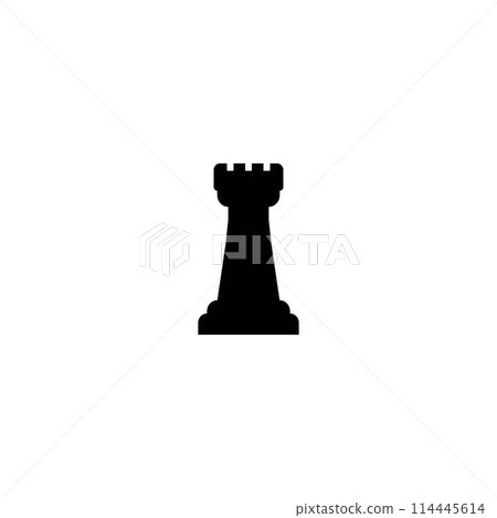 rook chess icon 114445614