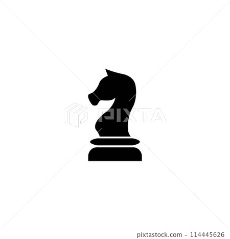 knight chess icon 114445626