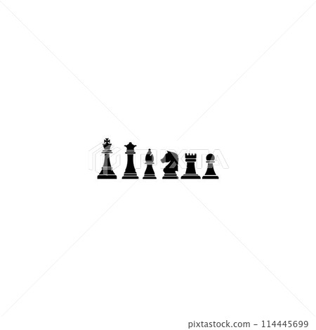 set chess icon set chess icon 114445699
