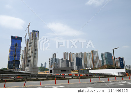 Scenery in front of Dongtan Station, Gyeonggi-do, South Korea 114446335