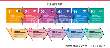A simple and stylish infographic template that can be used for business plans and explanatory diagrams. A simple and stylish infographic template that can be used for business plans and explanatory diagrams. 114446348
