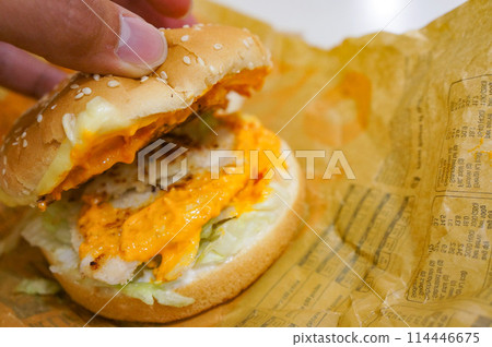 我看了看起司漢堡裡面 114446675