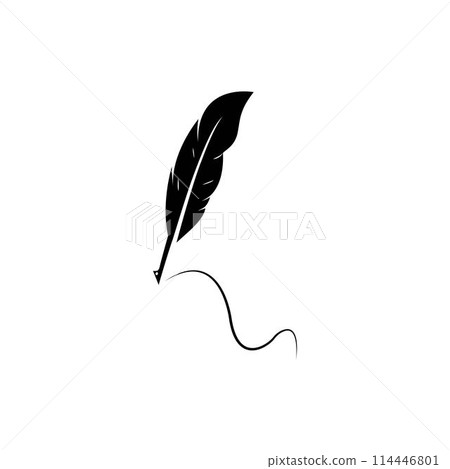 feather pen 114446801