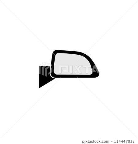 rear view mirror icon 114447032