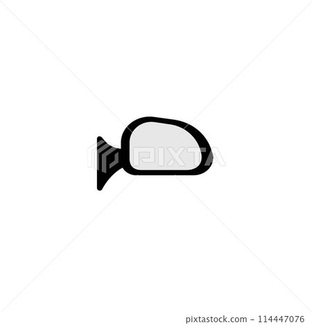 rear view mirror icon 114447076