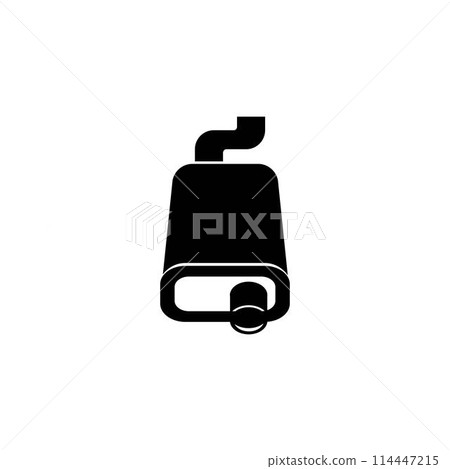 car exhaust icon 114447215
