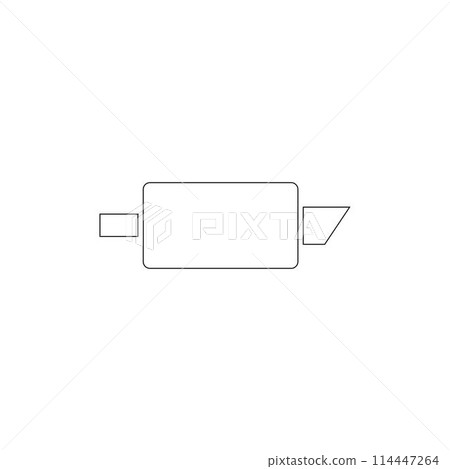 car exhaust icon 114447264