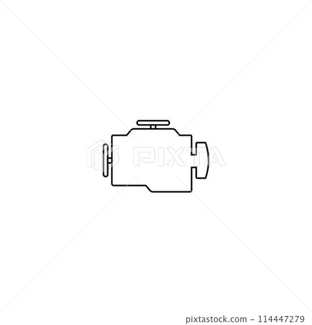 car engine icon 114447279