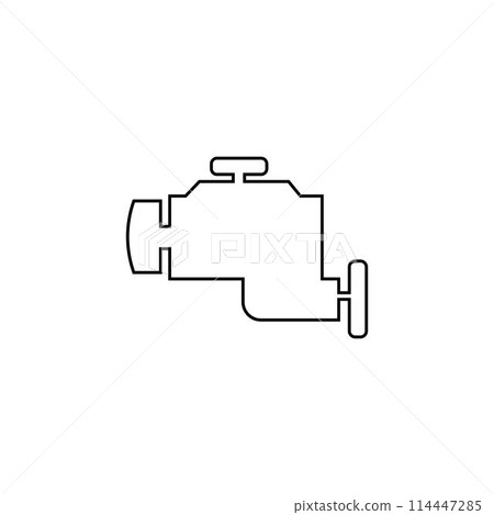 car engine icon car engine icon 114447285