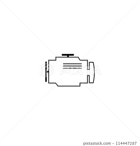 car engine icon car engine icon 114447287