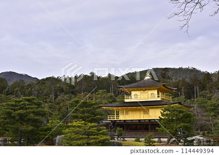 Kinkakuji (Kaenji temple) Shara and Mirako pond 114449394