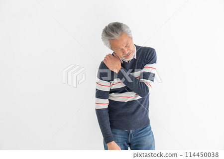 Tired senior man 114450038
