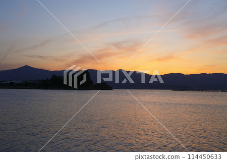琵琶湖的黃昏 114450633