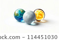 Earth, Sun and Moon Marbles 114451030