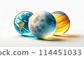 Sphere with Earth at the center 114451033