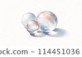 soap bubbles on white background 114451036