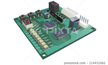 Realistic and accurate printed circuit board images for illustrating electronic components Realistic and accurate printed circuit board images for illustrating electronic components 114452882
