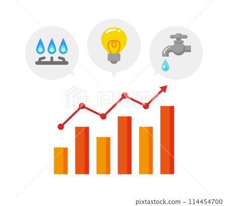 水電費增加的圖像插圖 114454700