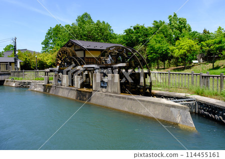 Ichijodani Asakura Mizuno Station: Triple Waterwheel Ichijodani Asakura Mizuno Station: Triple Waterwheel 114455161