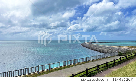 石垣島南濱町綠地公園美麗的大海 石垣島南濱町綠地公園美麗的大海 114455267