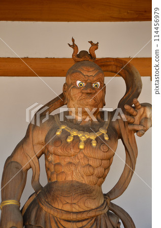 群馬縣伊勢崎市來羽町道壽院仁王像 114456979