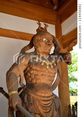 群馬縣伊勢崎市來羽町道壽院仁王像 群馬縣伊勢崎市來羽町道壽院仁王像 114456981