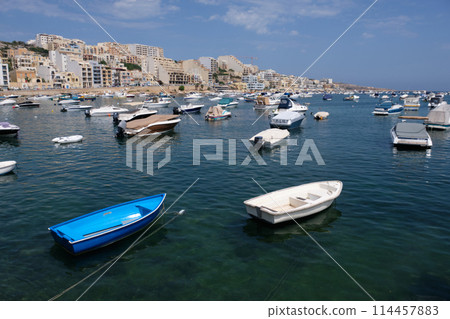 Mooring boats - Mellieha Bay 114457883
