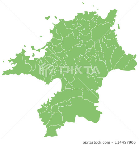 Dividable map of Fukuoka prefecture 114457906