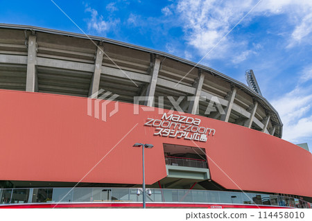 Scenery with stadium Scenery with stadium 114458010