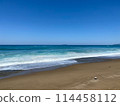 藍天和藍色的大海 114458112