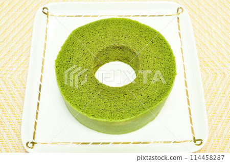 Matcha Baumkuchen Matcha Baumkuchen 114458287