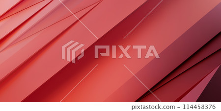Simple Light Red Background with Diagonal 3D Lines 114458376