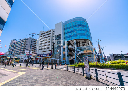 日本藤澤市街景，湘南台站入口（地鐵、小田急、相鐵線）等 114460073