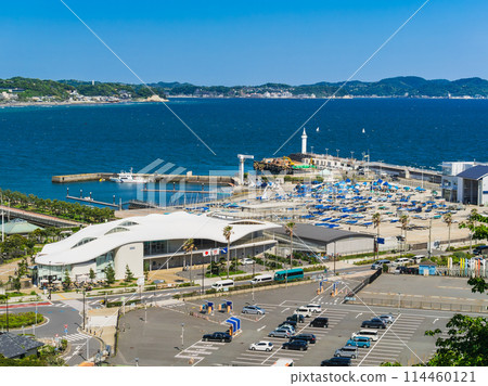 Enoshima Yacht Harbor and Sagami Bay 114460121
