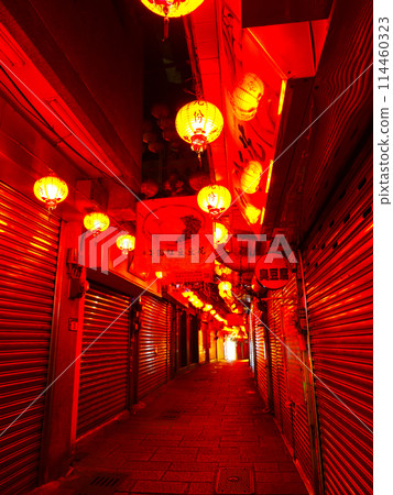 Jiufen Old Street at night, Taiwan 114460323