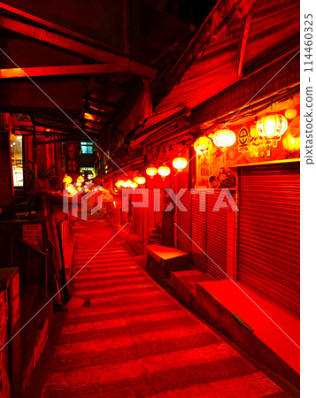 Jiufen Old Street at night, Taiwan Jiufen Old Street at night, Taiwan 114460325