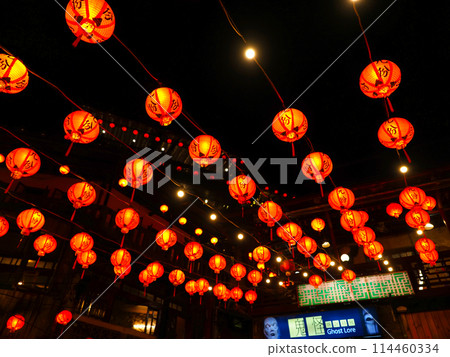 Jiufen Old Street at night, Taiwan 114460334