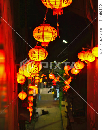 Jiufen Old Street at night, Taiwan 114460340