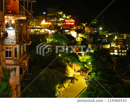 Jiufen Old Street at night, Taiwan 114460542