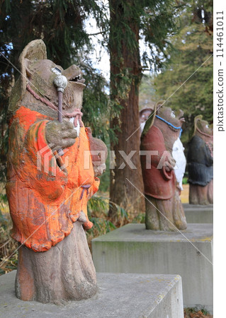 Fuku Chagama Morinji Temple 浣熊擺飾 一月 114461011