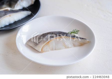 One fillet of striped Atka mackerel 114463048