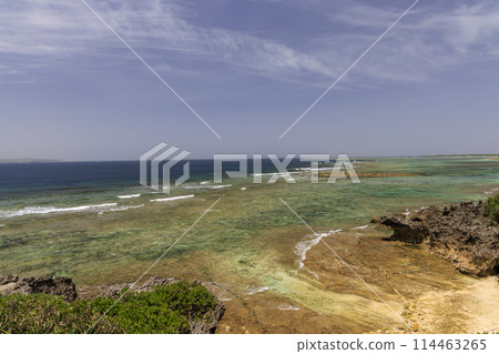 The beautiful sea of Okinawa (Ocean Expo Memorial Park) 114463265