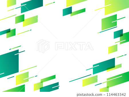 Green pop geometric pattern background illustration 114463342