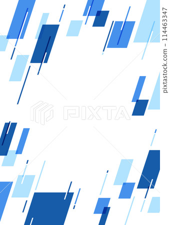 藍色流行幾何圖案背景插畫 114463347
