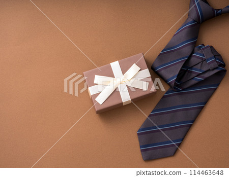 Gift and tie. Father's Day image 114463648