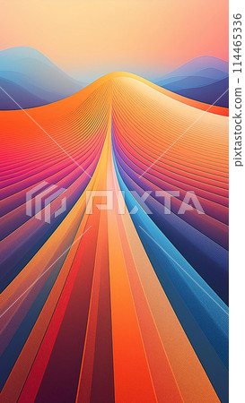 Abstract rainbow background wallpaper for Notebook cover, I pad, I phone, mobile high quality images 114465336