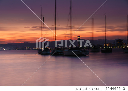 清晨大津市，滋賀縣的照片Yanagi拍攝了Saki Yacht Harbour 114466340