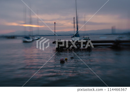 清晨大津市,滋賀縣的照片Yanagi拍攝了Saki Yacht Harbour 清晨大津市,滋賀縣的照片Yanagi拍攝了Saki Yacht Harbour 114466367