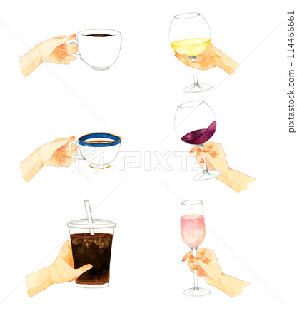 喝咖啡、茶和酒精（酒）。 114466661